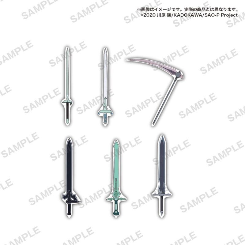 ガチャ21年11月発売 劇場版 ソードアート オンライン プログレッシブ 星なき夜のアリア ソフビ武器コレクション ブシロード あにガチャ どっとこむ