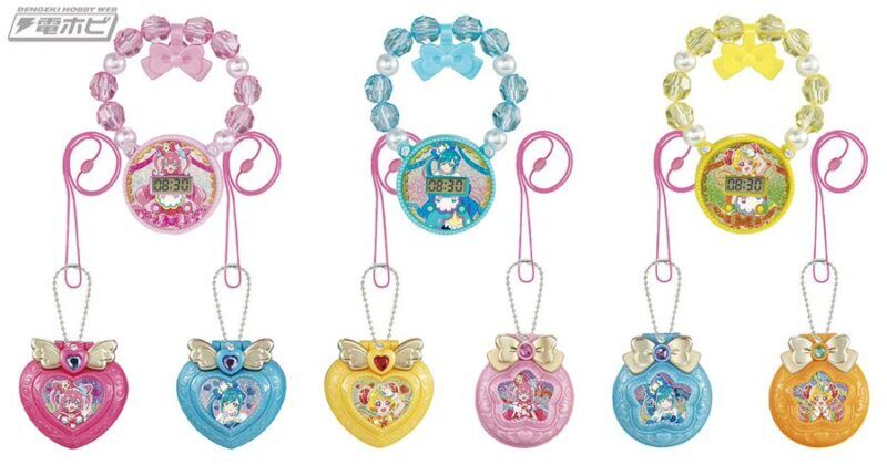 ガチャ22年2月発売 デリシャスパーティ プリキュア ブレスレットウォッチ ケース バンダイ あにガチャどっとこむ
