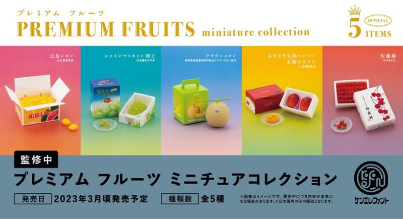 プレミアム フルーツ ミニチュアコレクション