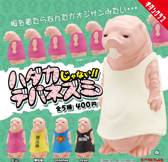 ハダカじゃない!! デバネズミ