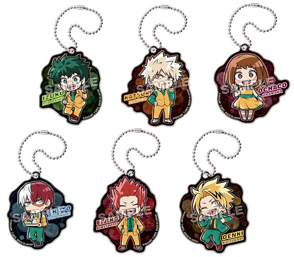 でふぉめ 僕のヒーローアカデミア パーティータイム！アクリルキーホルダーVol.1