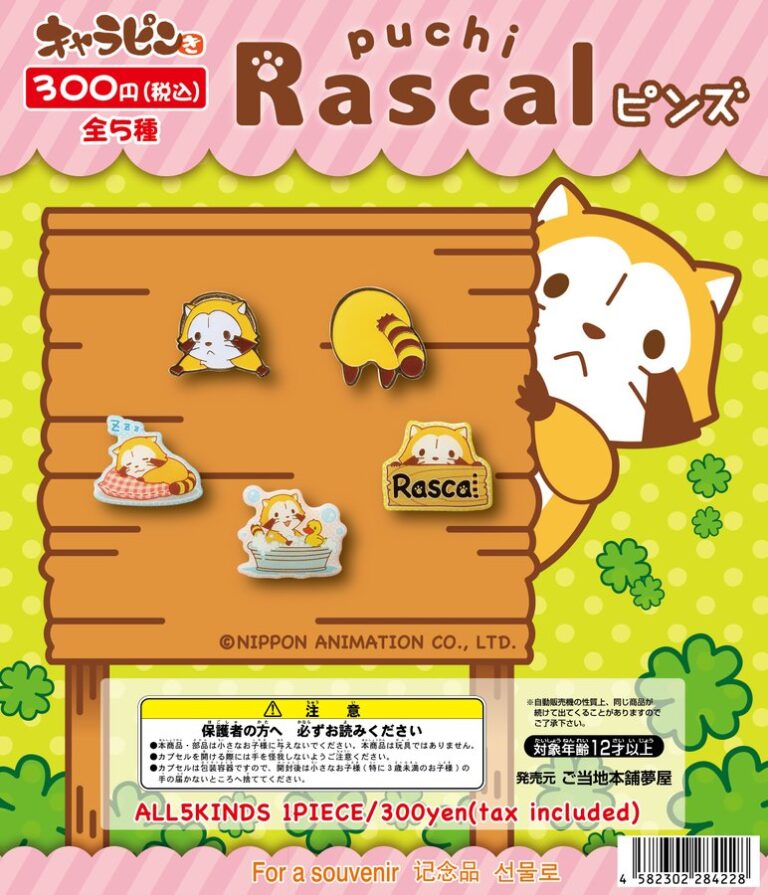 あらいぐまラスカル puchi Rascal ピンズ