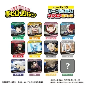 僕のヒーローアカデミア トレーディング シーン切り取りスクエア缶バッジ