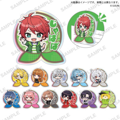 カラフルピーチ アクリルクリップ