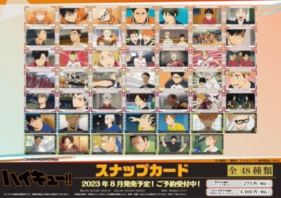 ハイキュー！！ スナップカード