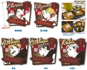 ハイキュー！！ ラバーラグコレクション 音駒高校＆稲荷崎高校