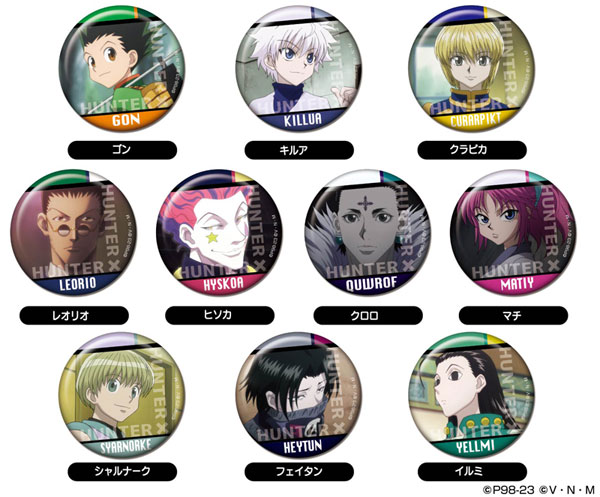 HUNTER×HUNTER CANバッジ / 名シーンアクリルスタンドキーホルダー