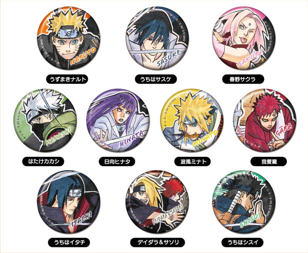 NARUTO CANバッジ / スタンドミニアクリルキーホルダー