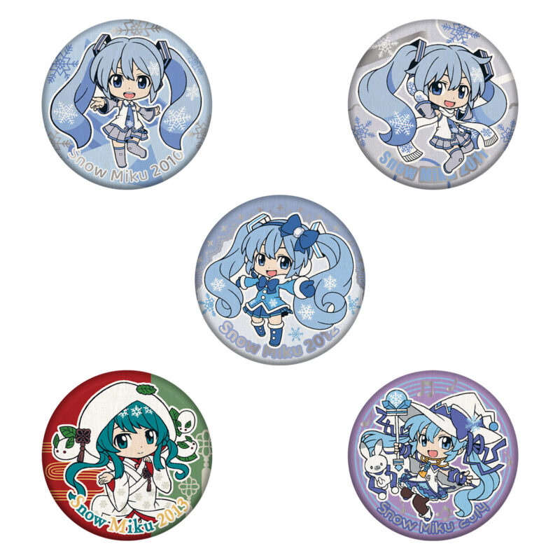 CAN BADGE COLLECTION SNOW MIKU