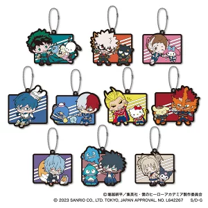僕のヒーローアカデミア×サンリオキャラクターズ2 ラバーマスコット / アクリルキーホルダー / ミニタオル