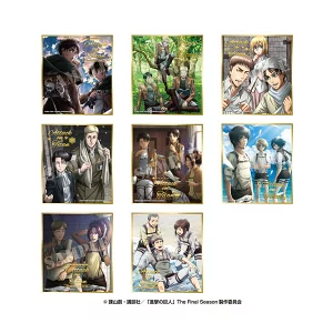 進撃の巨人 ビジュアル色紙コレクション