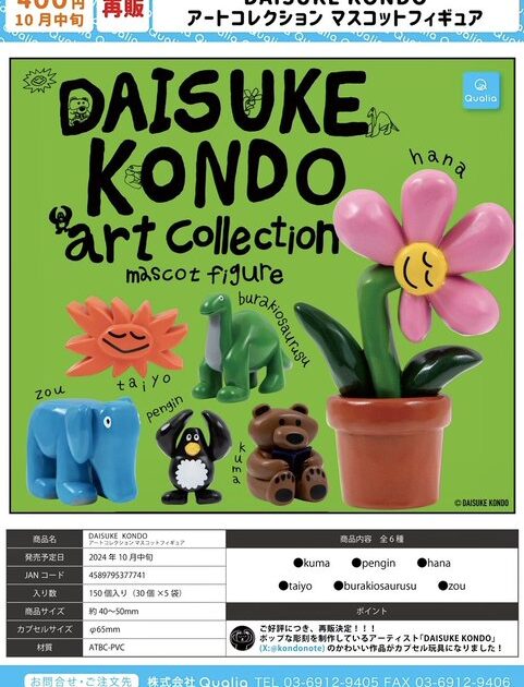 DAISUKE KONDO アートコレクション マスコットフィギュア