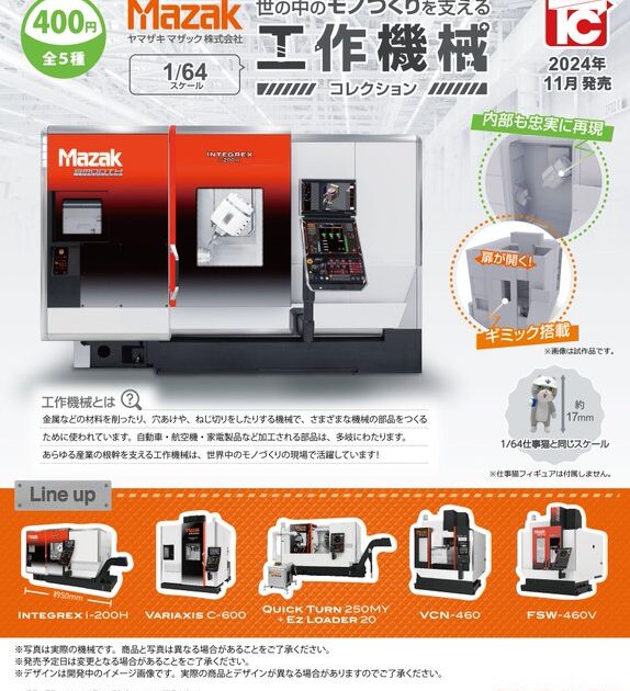 ヤマザキマザック 1/64 工作機械コレクション