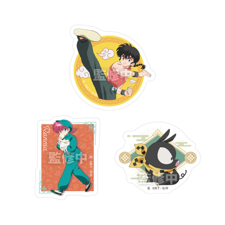 らんま1/2 ダイカットステッカー付きグミ