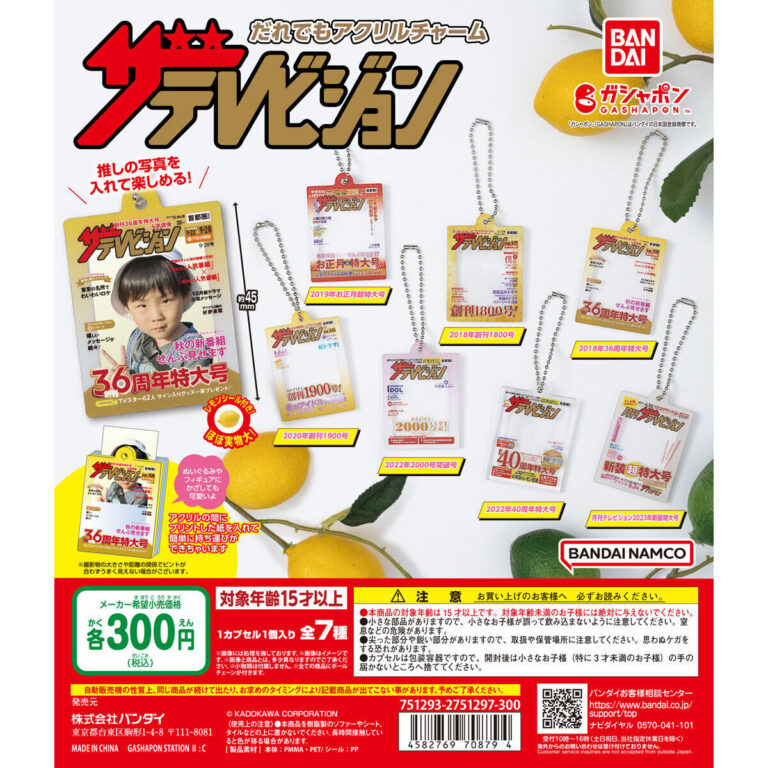 ザテレビジョン だれでもアクリルチャーム