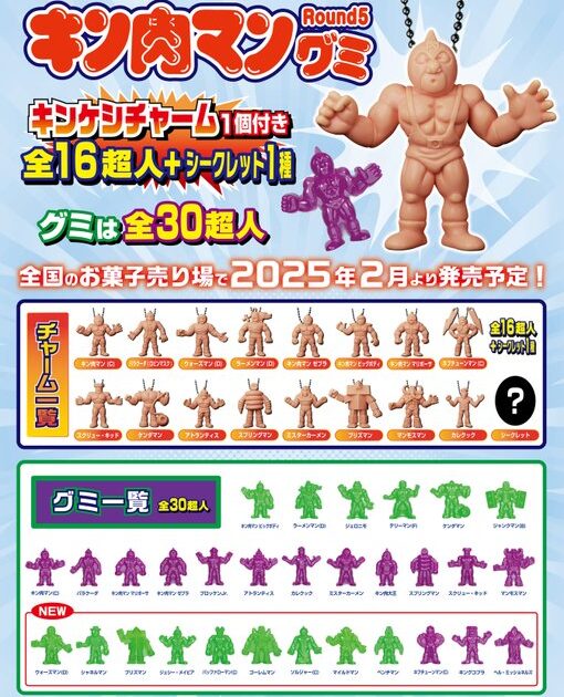 キン肉マングミRound5 (キンケシチャーム付き)