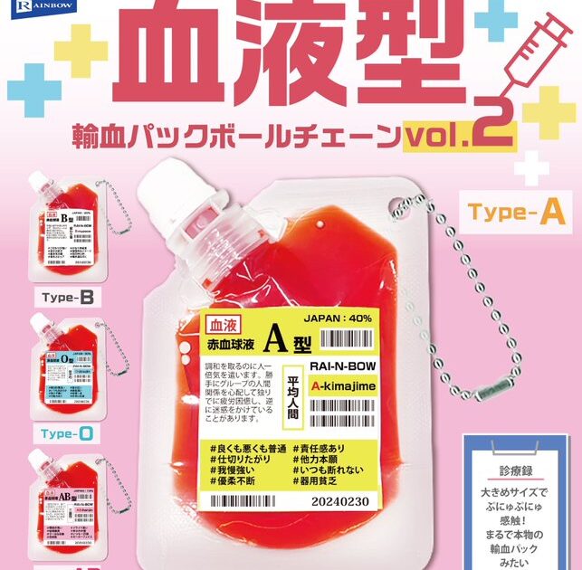 血液型輸血パック ボールチェーン vol.2