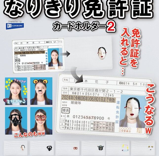なりきり免許証 カードホルダー2