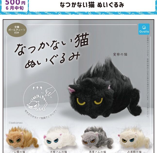 なつかない猫 ぬいぐるみ