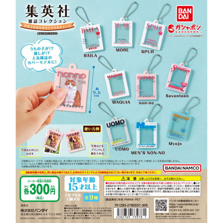 集英社雑誌コレクション だれでもなりきりアクリルチャーム