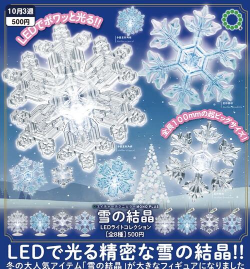 NTC MONO+ 雪の結晶 LEDライトコレクション
