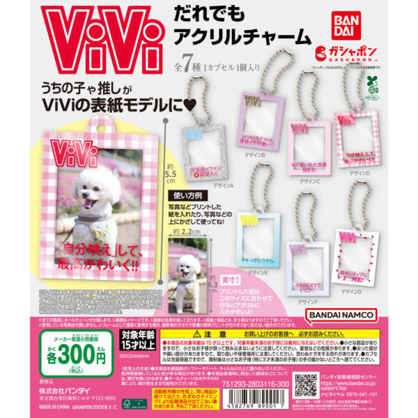 ViVi だれでもアクリルチャーム