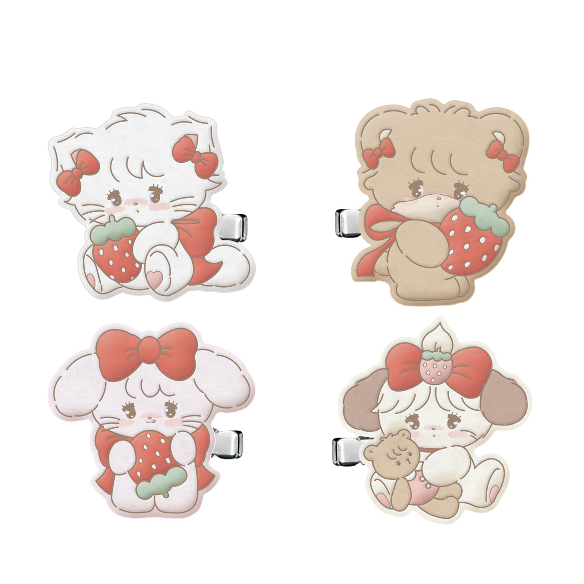 Lil ala mode ふわっとフロッキークリップグミ