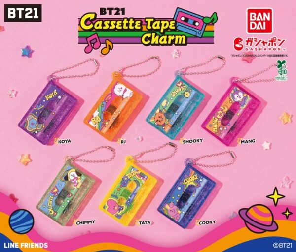 BT21 カセットテープチャーム
