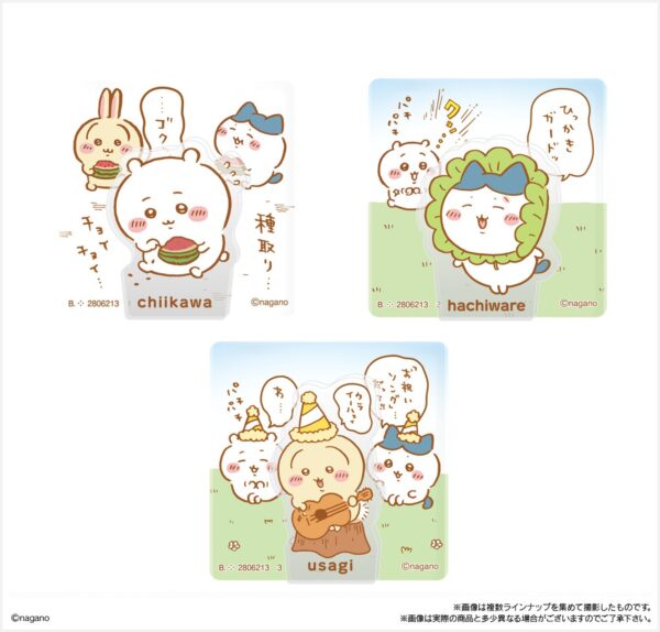 ちいかわ アクリルシーンクリップビスケット