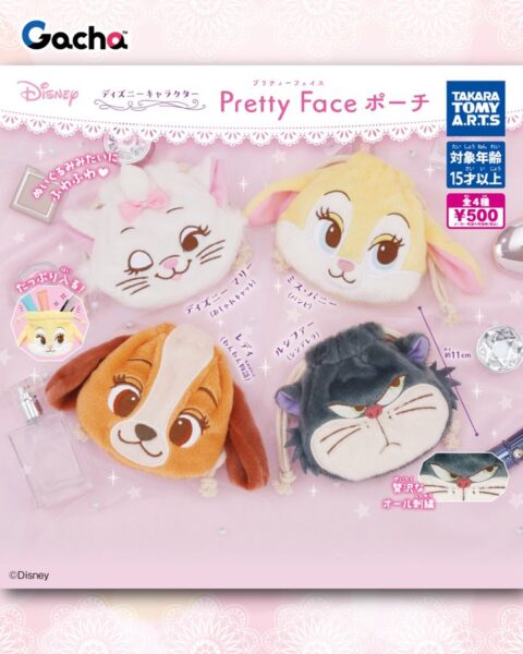 ディズニーキャラクター Pretty Face ポーチ