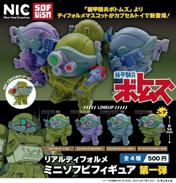 装甲騎兵ボトムズ リアルディフォルメミニソフビフィギュア 第一弾