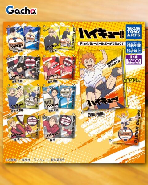 ハイキュー!! PLAY！バレーボール ポーチでらっくす