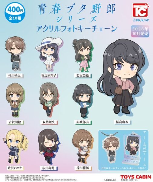 青春ブタ野郎シリーズ アクリルフォトキーチェーン