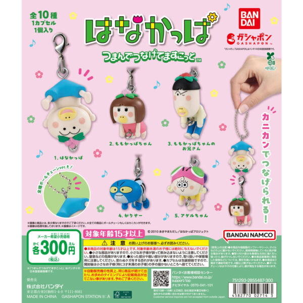 はなかっぱ つまんでつなげてますこっと